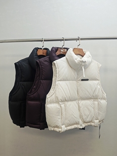h剪吊牌＆专柜25冬款 蓬松百搭立领羽绒马甲 16698