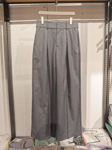 绵羊毛宽腰头阔腿直筒裤 高端款 清仓福利 S系列＆专柜夏款