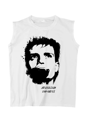 Ian Curtis Joy Division Post punk后朋克亚文化坎肩无袖T背心
