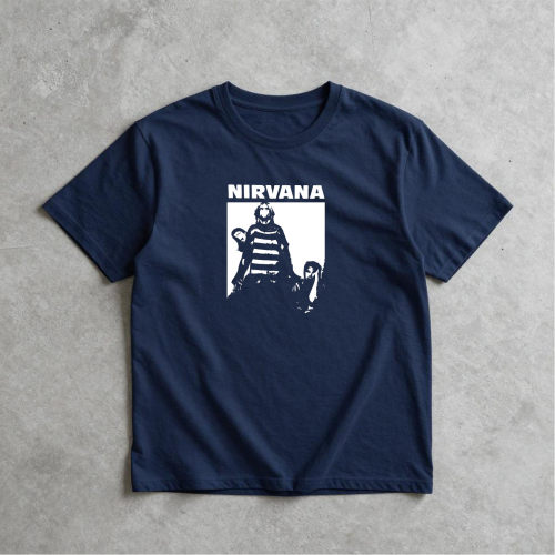 nirvana kurt cobain涅盘柯本punk rock手绘设计感纯棉短袖T恤