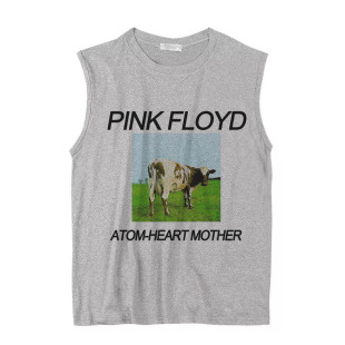 floyd 坎肩无袖 atom mother平克灰色爽滑凉快夏季 heart pink