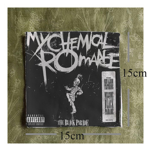 MCR-my-chemical-romance-emo-rock布贴布标布章remake衣服包包