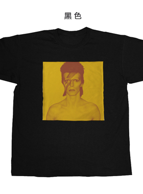 david bowie大卫鲍伊华丽摇滚glam rock喷墨印花贴布圆领无袖坎肩