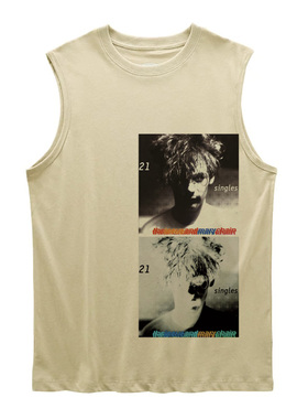 the jamc and mary chain darklands摇滚朋克个性坎肩背心无袖T