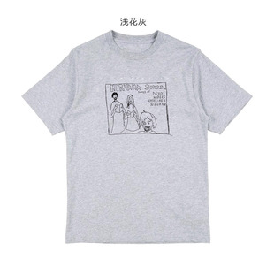 手绘柯本日记涅盘乐队朋克摇滚手工拓印设计感男女纯棉短袖T恤