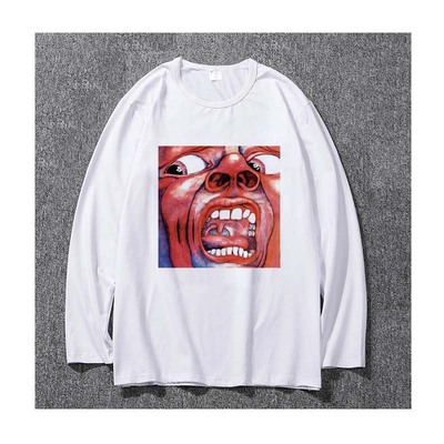 复古大卫鲍伊皇后长袖T恤