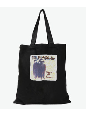my bloody Valentine mbv情人节个性朋克风摇滚黑色帆布包袋包
