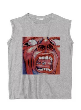 复古摇滚乐队Queen king crimson talking heads夏季坎肩无袖背心