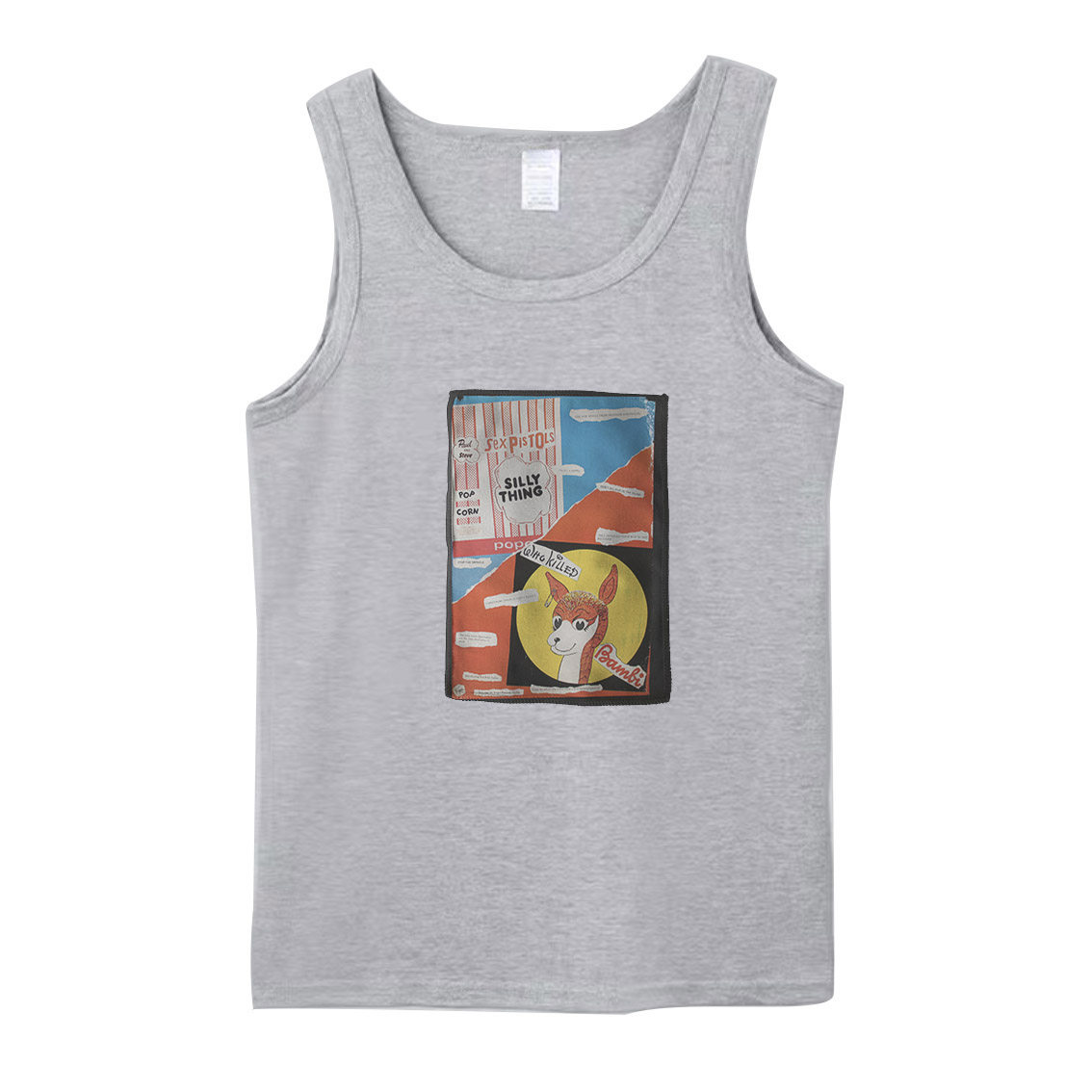 sex pistols小众朋克punk摇滚贴布印花男女纯棉中性款背心吊带T