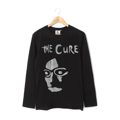 the cure goth rock治愈哥特摇滚真手绘小众文艺风纯棉长袖T恤