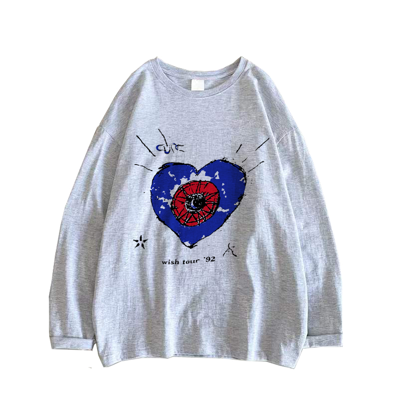 joy division the cure治愈快乐小分队哥特后朋摇滚乐队男女长袖T