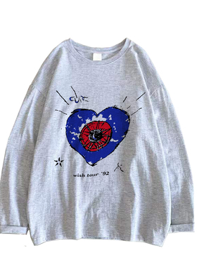 joy division the cure治愈快乐小分队哥特后朋摇滚乐队男女长袖T