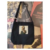别针设计可拆卸nirvana kurt cobain贴布朋克单肩斜挎包帆布袋