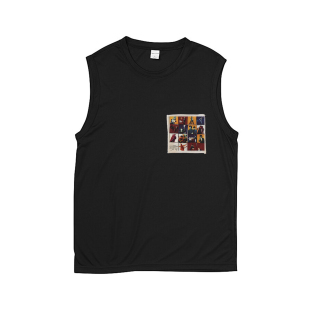 sonic 背心 youth音速青年复古朋克摇滚便利贴设计纯棉坎肩无袖