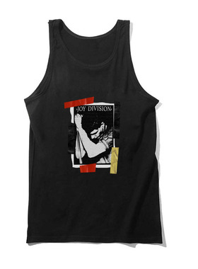 joy division love will tear us apart手刷流苏贴布印花吊带背心