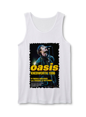 oasis time files绿洲时光飞逝印花男女宽松夏季吊带背心无袖T恤
