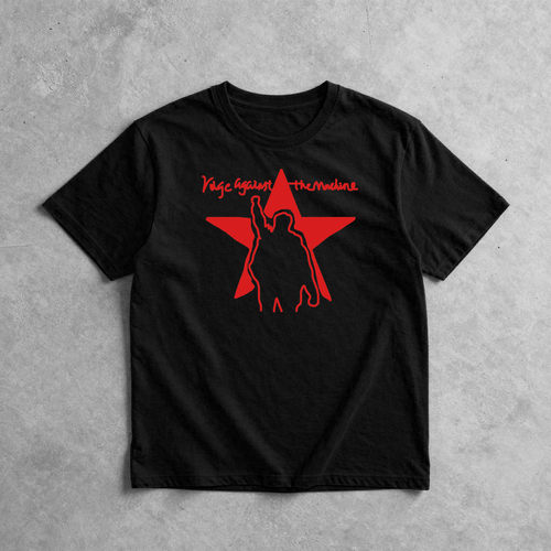 rage against the machine ratm经典rap metal暴反纯棉短袖T恤