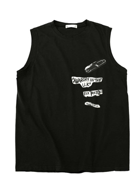 sex pistols banned in the UK punk朋克男女纯棉无袖背心坎肩T恤