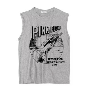 pink 坎肩无袖 floyd 灰色爽滑凉快夏季 迷墙 平克弗洛伊德