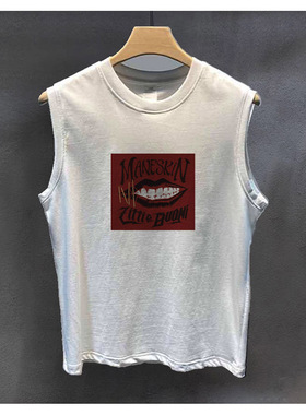 多款maneskin朋克摇滚风punk rock复古纯棉男女短袖T恤背心坎肩