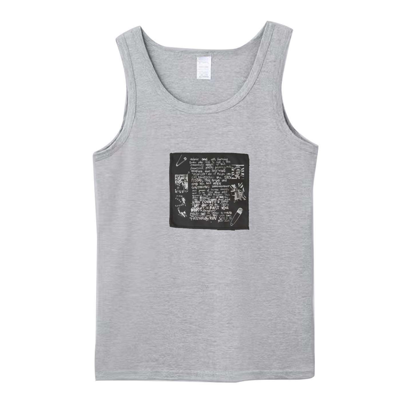 sex pistols sid vicious punk rock朋克拼贴艺术纯棉 背心 坎肩