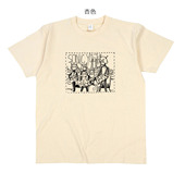 手绘朋克手工拓印设计感男女纯棉短袖 sonic youth音速青年新款 T恤