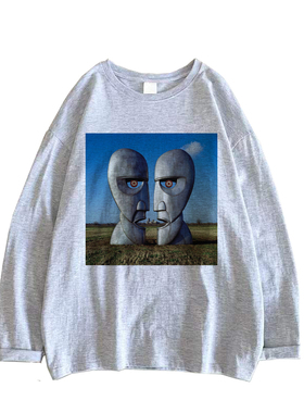 pink floyd 平克弗洛伊德division bell 数码印花男女春秋长袖T恤