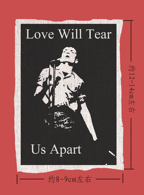 joy division Ian curtis后朋克暗黑快乐分裂帆布贴布标remake