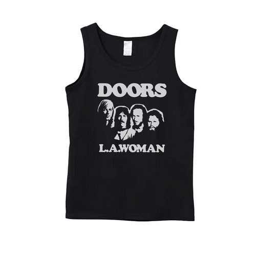 the doors jim morrison大门乐队文艺胶印男女棉中性背心吊带T