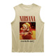 涅盘摇滚朋克坎肩背心无袖 kurt nirvana 科特柯本 cobain 涅槃