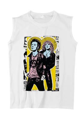 sex pistols sid and nacy punk rock band 性手枪朋克坎肩背心T