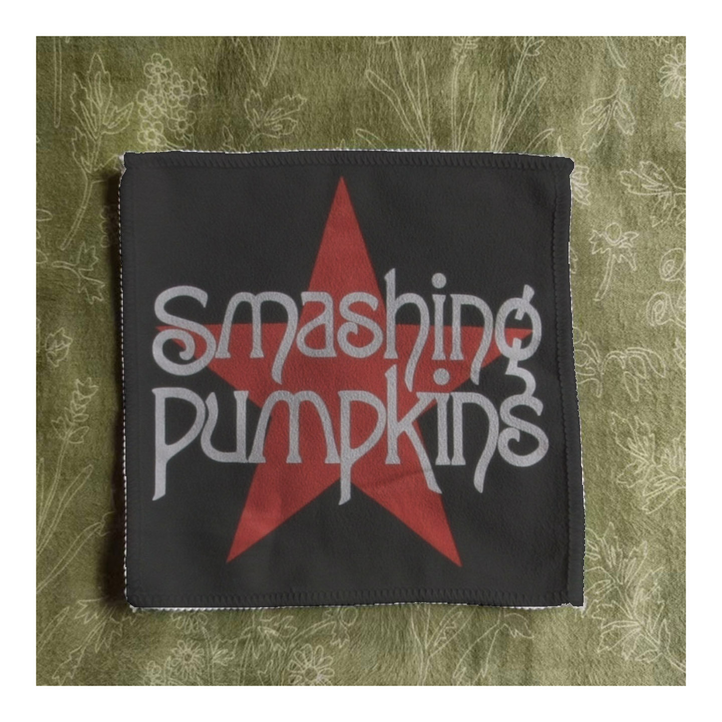 smashing pumpkins碎南瓜摇滚布贴布标布章diy remake衣服包包