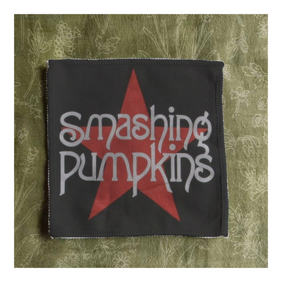 smashing pumpkins碎南瓜摇滚布贴布标布章diy remake衣服包包