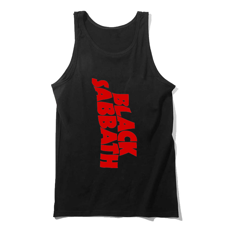 black sabbath黑色安息日重金属乐队复古做旧男女纯棉无袖背心