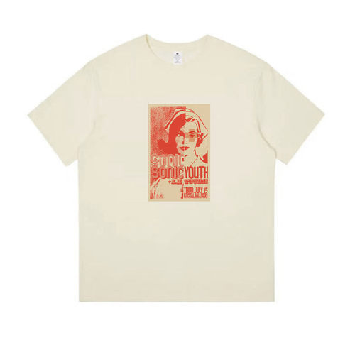 音速青年 sonic youth punk-手工拓印设计感男女纯棉短袖T恤