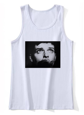 joy division Ian Curtis快乐分裂文艺风男女夏纯棉拓印吊带背心