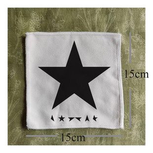 大卫鲍伊david bowie复古摇滚绒面布贴布标布章衣服包remake配件