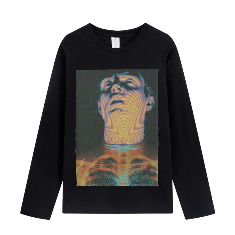joy division 快乐分裂 后朋克摇滚 暗黑风纯棉圆领长袖T恤卫衣