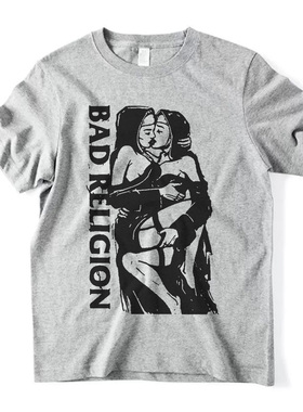 bad religion underground punk rock朋克灰色聚酯莫代尔夏坎肩