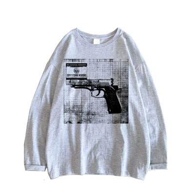 mcr=my chemical romance情绪摇滚我的化学浪漫男女春秋长袖T恤