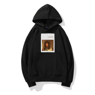 今敏红辣椒 青春电影贴布印花文艺连帽卫衣加绒外套 岩井俊二情书