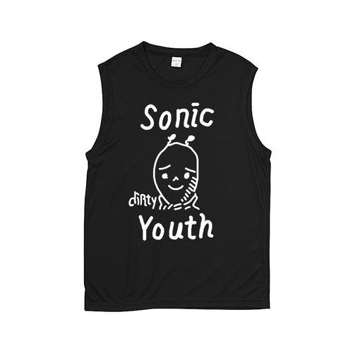 sonic youth dirty噪音朋克实验音乐音速青年手绘设计感纯棉坎肩