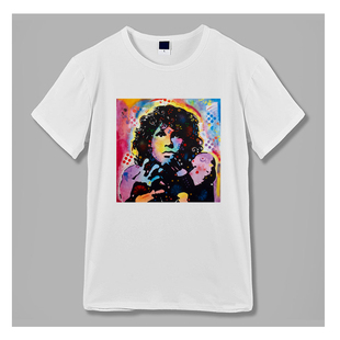 迷幻摇滚乐队柔软面料宽松T恤the doors jim morrison大门乐队