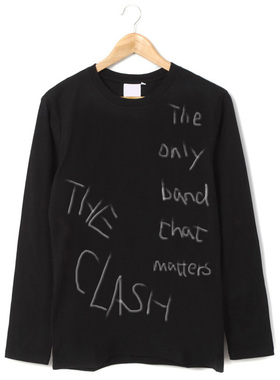 clash sex pistols I fought the law反抗朋克标语纯手绘文艺T恤