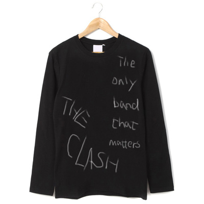 clash sex pistols I fought the law反抗朋克标语纯手绘文艺T恤