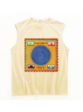 传声头像 Talking Heads 艺术摇滚 英伦 夏季软薄坎肩背心无袖T恤