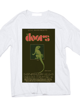 经典摇滚大门the doors jim morrison男女宽松舒适极柔莫代尔T恤