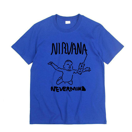 nirvana nevermind bleach涅盘朋克手绘设计感纯棉无袖坎肩T恤