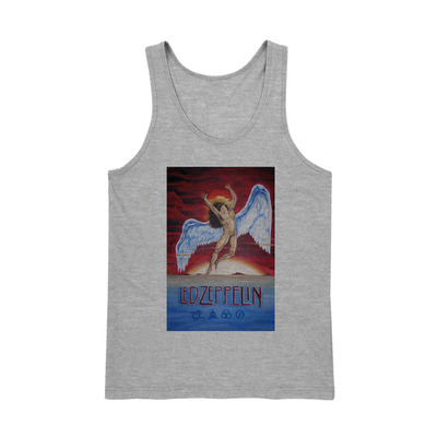 多款齐柏林飞艇led zeppelin天使轻薄凉快夏季背心吊带无袖T恤