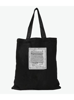 kurt cobain nirvana涅槃柯本车库摇滚朋克风黑色帆布包袋